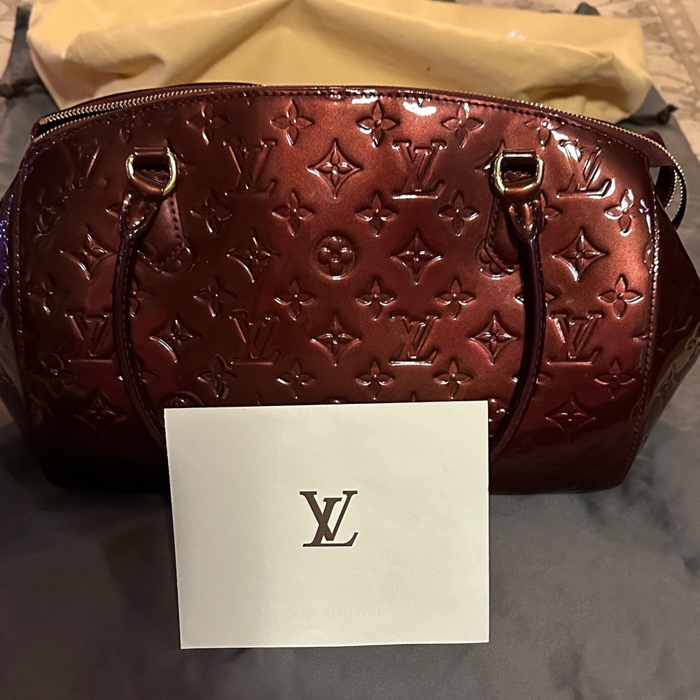 Louis Vuitton Burgundy Shoulder Bag - Picture 6 of 7